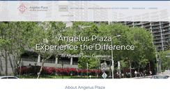 Desktop Screenshot of angelusplaza.org